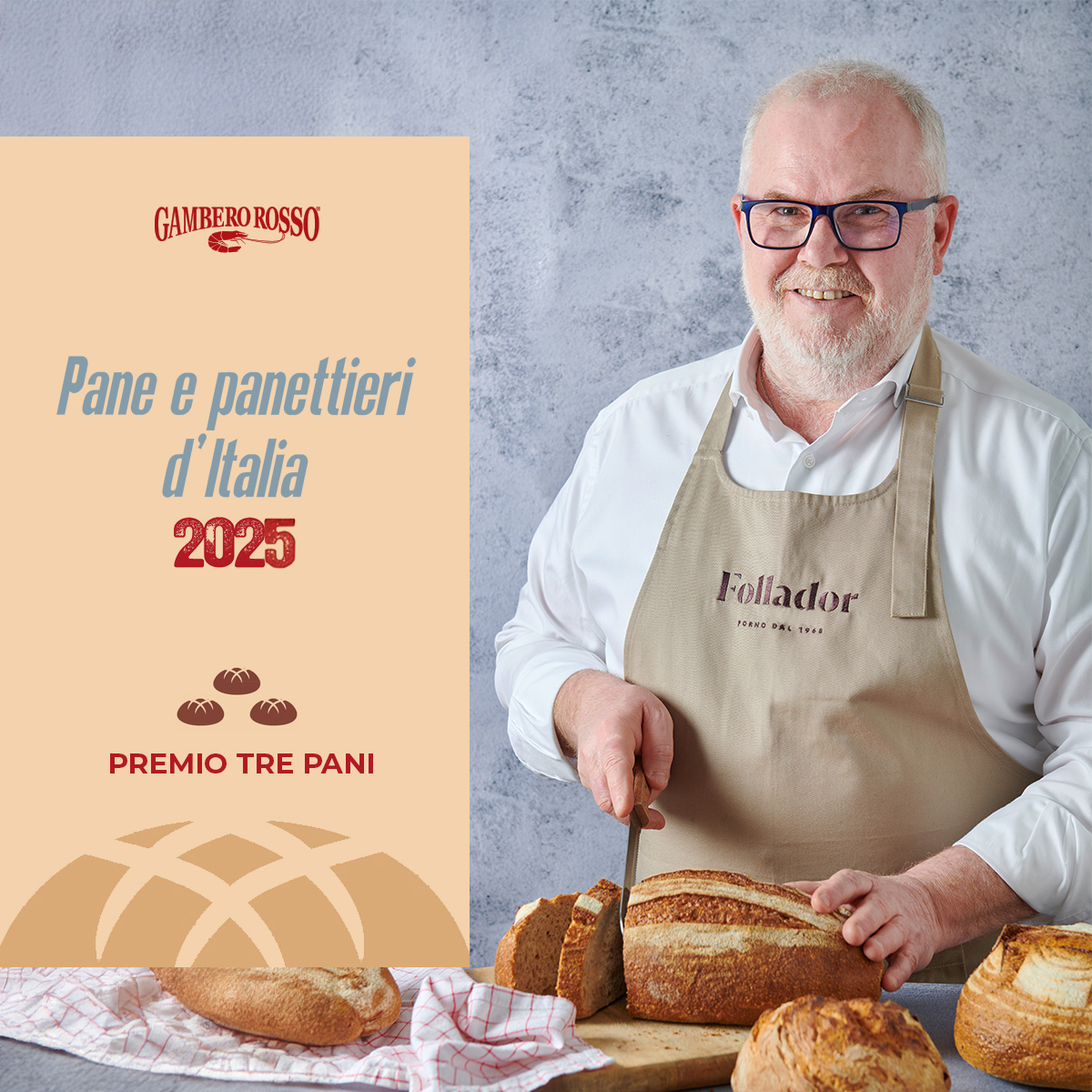 Forno Follador conferma il Premio Tre Pani del Gambero Rosso